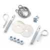 Mr. Gasket Hood Pin Kit Competition With Wire Cable Lanyards