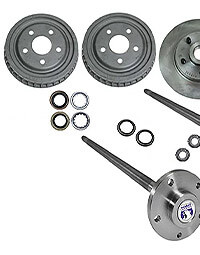 Mustang 5-Lug Rear Drum Conversion Kits
