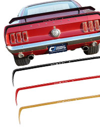 Mustang Trunk Decals