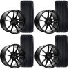 Velgen Wheels Lightweight Series VF5 Wheel And Tire Package 20"X11"/20"X11.5" Satin Black Mustang Shelby GT350/ GT350R 2015-2020 Velgen Wheels Lightweight Series VF5 Wheel And Tire Package 20