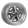 Moray Wheels Polished/ Gloss Dark Gray 15"x7" Magnum 500 Wheel Mustang 65-73 Moray Wheels Polished/ Gloss Dark Gray 15